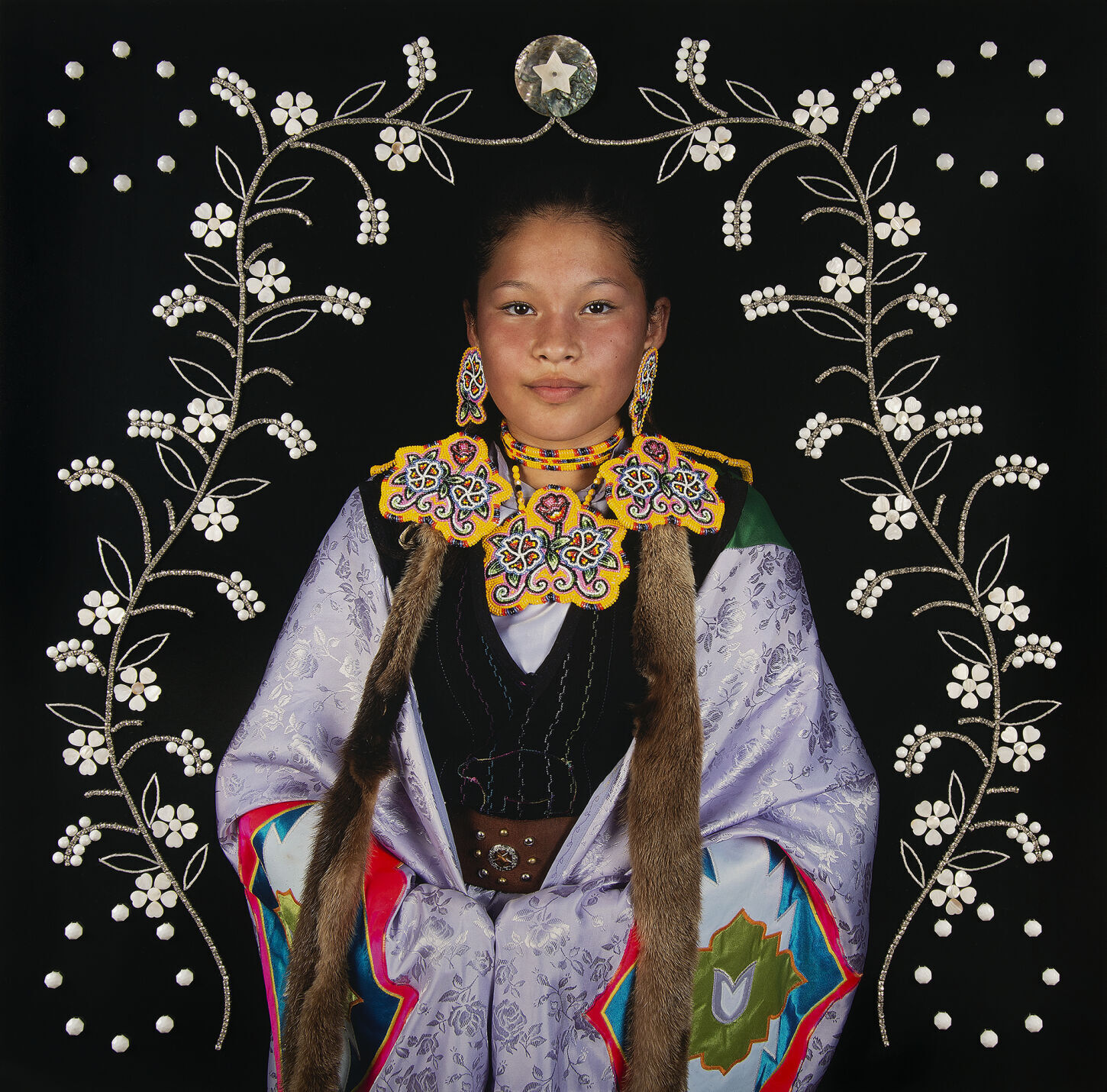 Student wrestler, Ho-Chunk dancer, and now a work of art